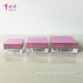 Packaging 30g Powder Jar with Electroplated Pink Lid